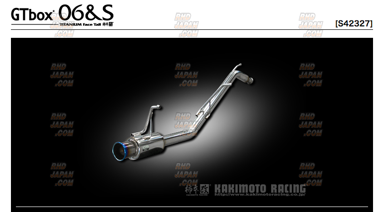 Kakimoto Racing GT Box 06&S Exhaust - HG21S SR - RHDJapan